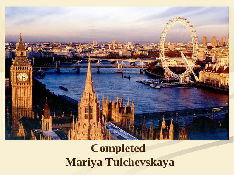 Completed Mariya Tulchevskaya