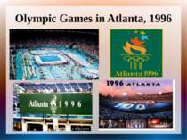 Olympic Games in Atlanta, 1996