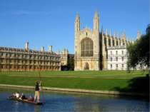 The University of Cambridge (informally known as Cambridge University or simp...