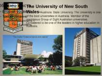 The University of New South Wales-Australia State University. The University ...