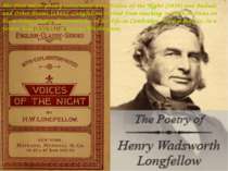 His first major poetry collections were Voices of the Night (1839) and Ballad...