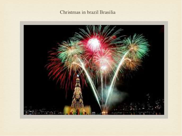 Christmas in brazil Brasilia