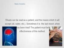 Rituals of headaches Rituals can be read as a patient, and the means which it...