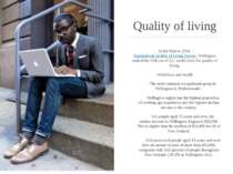 Quality of living In the Mercer 2014 International Quality of Living Survey, ...