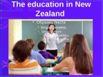 The education in New Zealand
