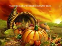 "Thanksgiving Day Celebration in United States"