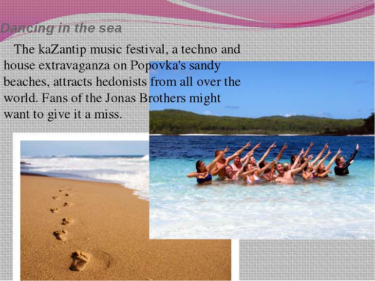 Dancing in the sea The kaZantip music festival, a techno and house extravagan...