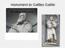 monument to Galileo Galilei