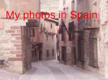 My photos in Spain