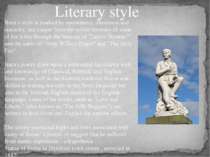 Literary style Burn‘s style is marked by spontaneity, directness and sincerit...