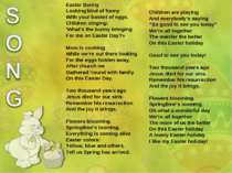 Easter Bunny Looking kind of funny With your basket of eggs. Children singing...