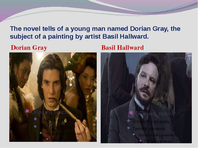 The novel tells of a young man named Dorian Gray, the subject of a painting b...
