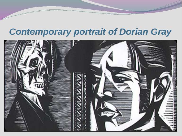 Contemporary portrait of Dorian Gray