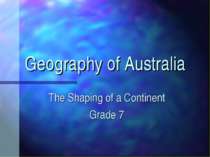 "Geography of Australia"
