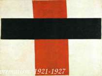 Suprematism, 1921-1927