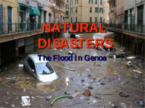 NATURAL DISASTERS The Flood In Genoa