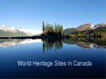 "World Heritage Sites in Canada"