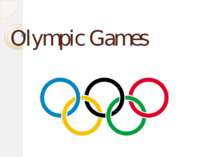 "Olympic Games"