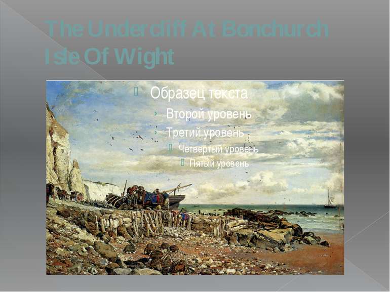 The Undercliff At Bonchurch Isle Of Wight