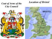 Coat of Arms of the City Council Location of Bristol