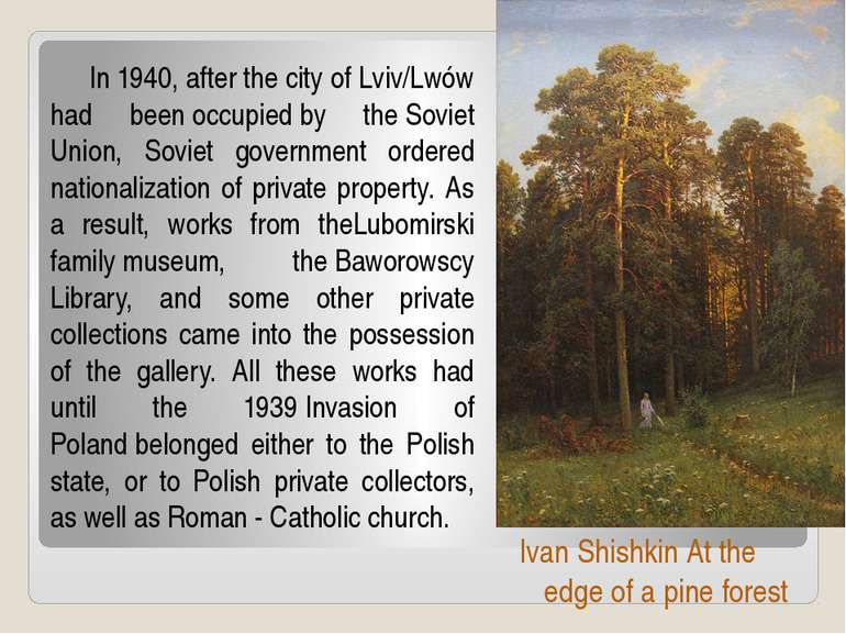 In 1940, after the city of Lviv/Lwów had been occupied by the Soviet Union, S...