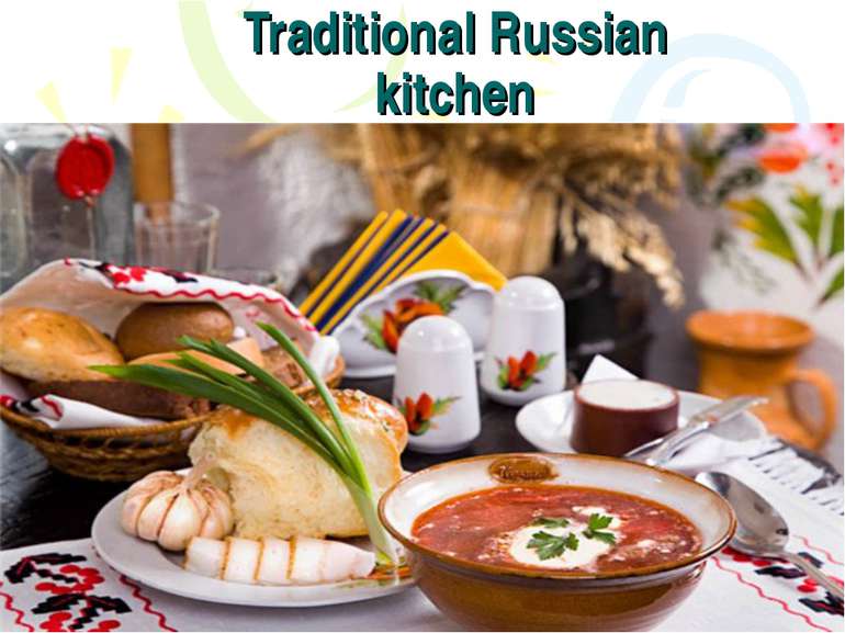 Traditional Russian kitchen