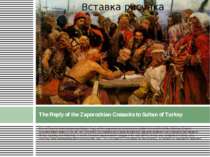 One of Repin's most complex paintings, Reply of the Zaporozhian Cossacks to S...