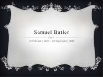 "Samuel Butler"