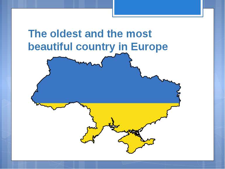 The oldest and the most beautiful country in Europe