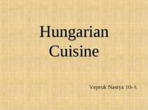"Hungarian Cuisine"
