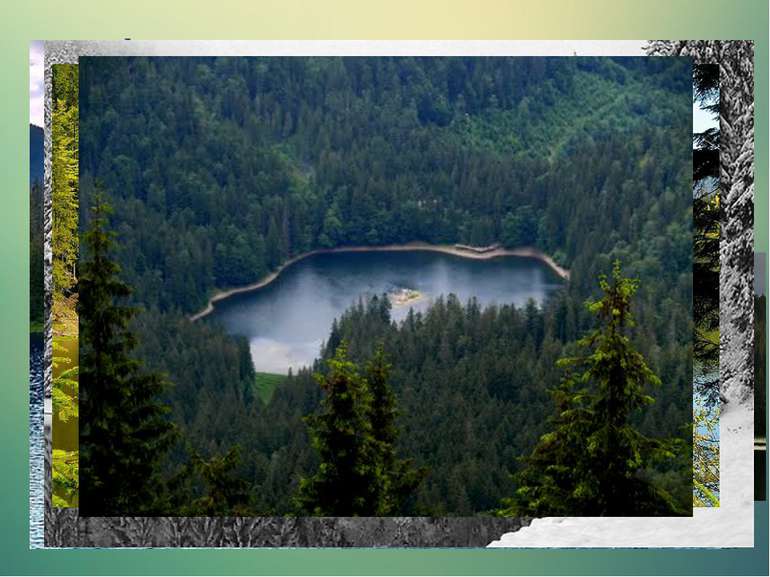 3. Lake Synevyr The picturesque corner of Ukrainian Carpathians lake located ...