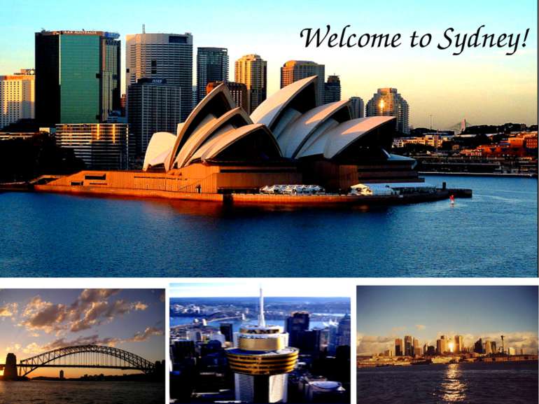 Welcome to Sydney!