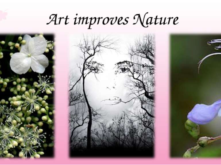 Art improves Nature