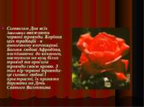 Символом Дня всіх Закоханих вважають червоні троянди. Коріння цих традицій - ...