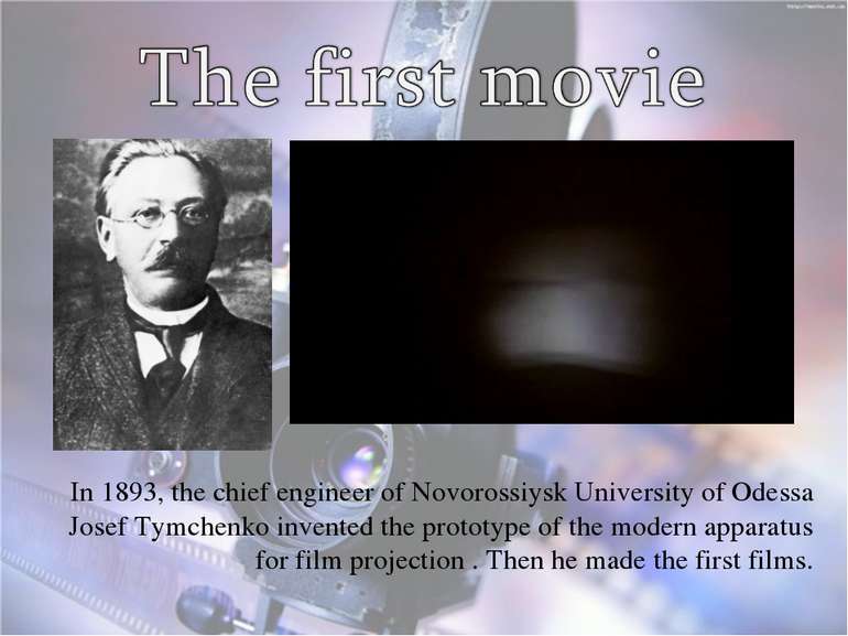In 1893, the chief engineer of Novorossiysk University of Odessa Josef Tymche...