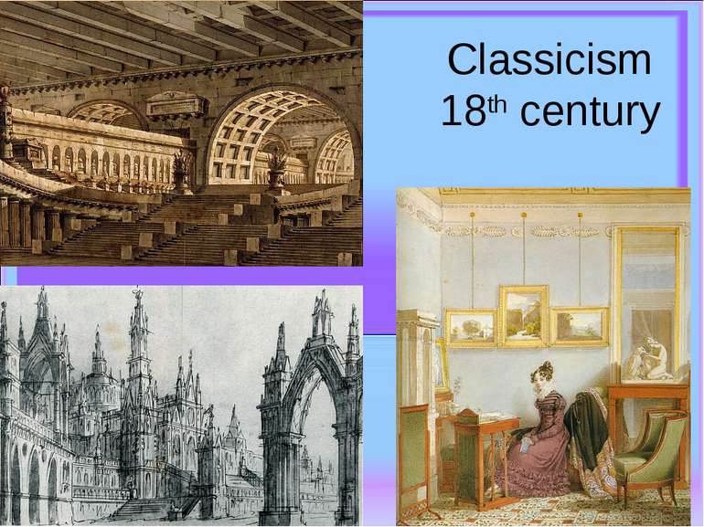 Classicism 18th century