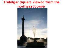 Trafalgar Square viewed from the northeast corner