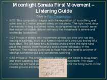 Moonlight Sonata First Movement – Listening Guide 0:00 This composition begin...