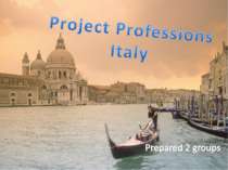 "Project Professions Italy"