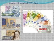 Currency: Irish pound.1999 - Euro