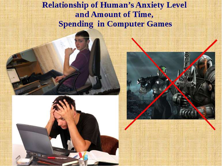 Relationship of Human’s Anxiety Level and Amount of Time, Spending in Compute...