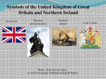 Symbols of the United Kingdom of Great Britain and Northern Ireland Union Jac...
