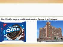 The World's largest cookie and cracker factory is in Chicago - Nabisco.