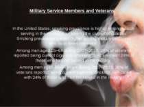 Military Service Members and Veterans In the United States, smoking prevalenc...