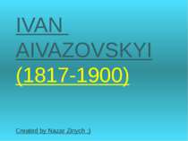 "IVAN AIVAZOVSKYI"
