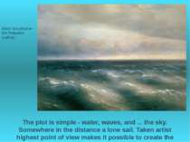 Black Sea.(kept in the Tretyakov Gallery) The plot is simple - water, waves, ...