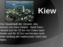 Die Hauptstadt der Ukraine, das Zentrum von Kiew Gebiet - Stadt Kiew - erstre...