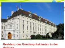 Residenz des Bundespräsidenten in der Hofburg PowerPoint Template