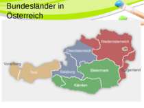 Bundesländer in Österreich PowerPoint Template
