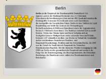 Berlin Berlin ist die Hauptstadt der Bundesrepublik Deutschland. Als eigenes ...